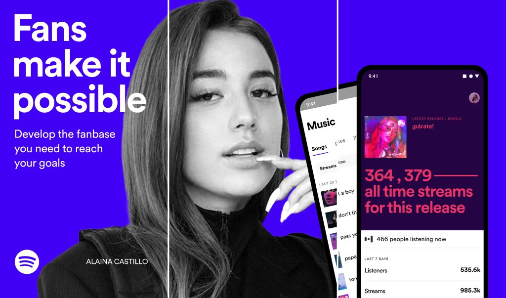 Spotify For Artists Apk features